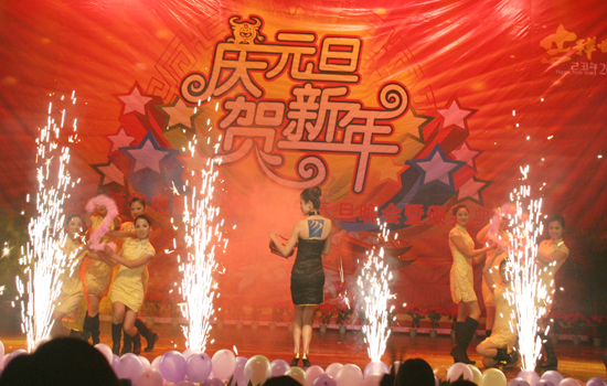 2009年元旦师生联欢晚会暨颁奖典礼圆满结束