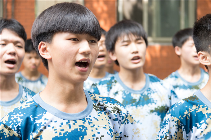 歌声嘹亮,唱响17级秋季第一批新生军训