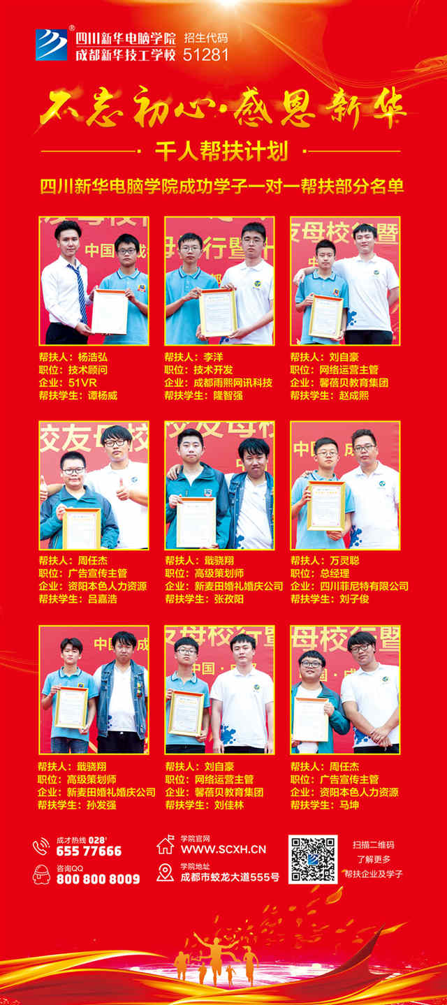 “手拉手·同成长”四川新华千人帮扶计划在行动!
