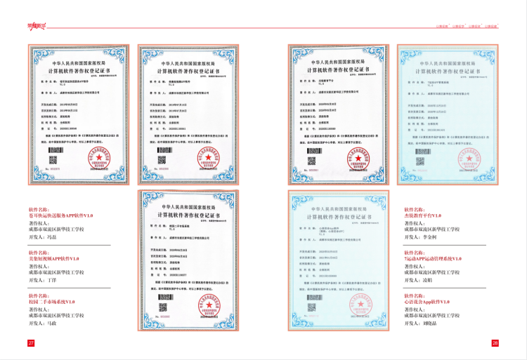 【秋收冬藏,踵事增华】成都新华高级技工学校专利篇