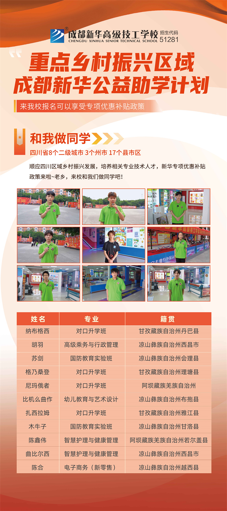 一技之长助力乡村振兴 爱心助学点亮求学梦想