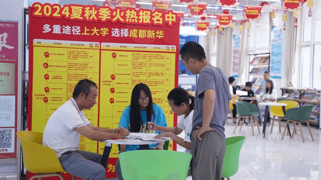 中考成绩已陆续出炉,成都新华报名火热