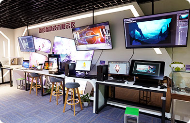 四川新华电脑学院VR动漫游戏展厅