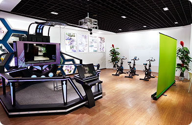 四川新华电脑学院VR虚拟现实体验厅